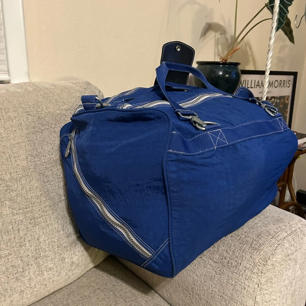 Vintage Nylon Pepsi Blue Duffel Bag Large